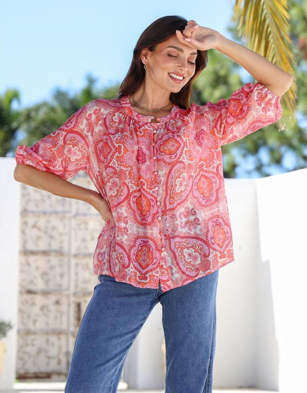 132-fashion-malta-blouse-red-pink-paisley-womens-clothing