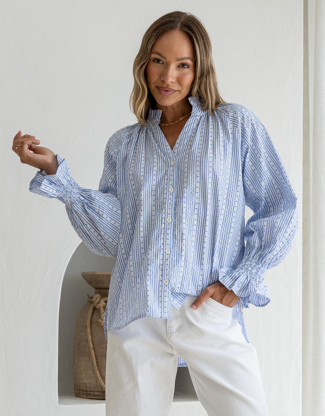 132-fashion-mila-heart-stripe-blouse-powder-blue-white-womens-clothing