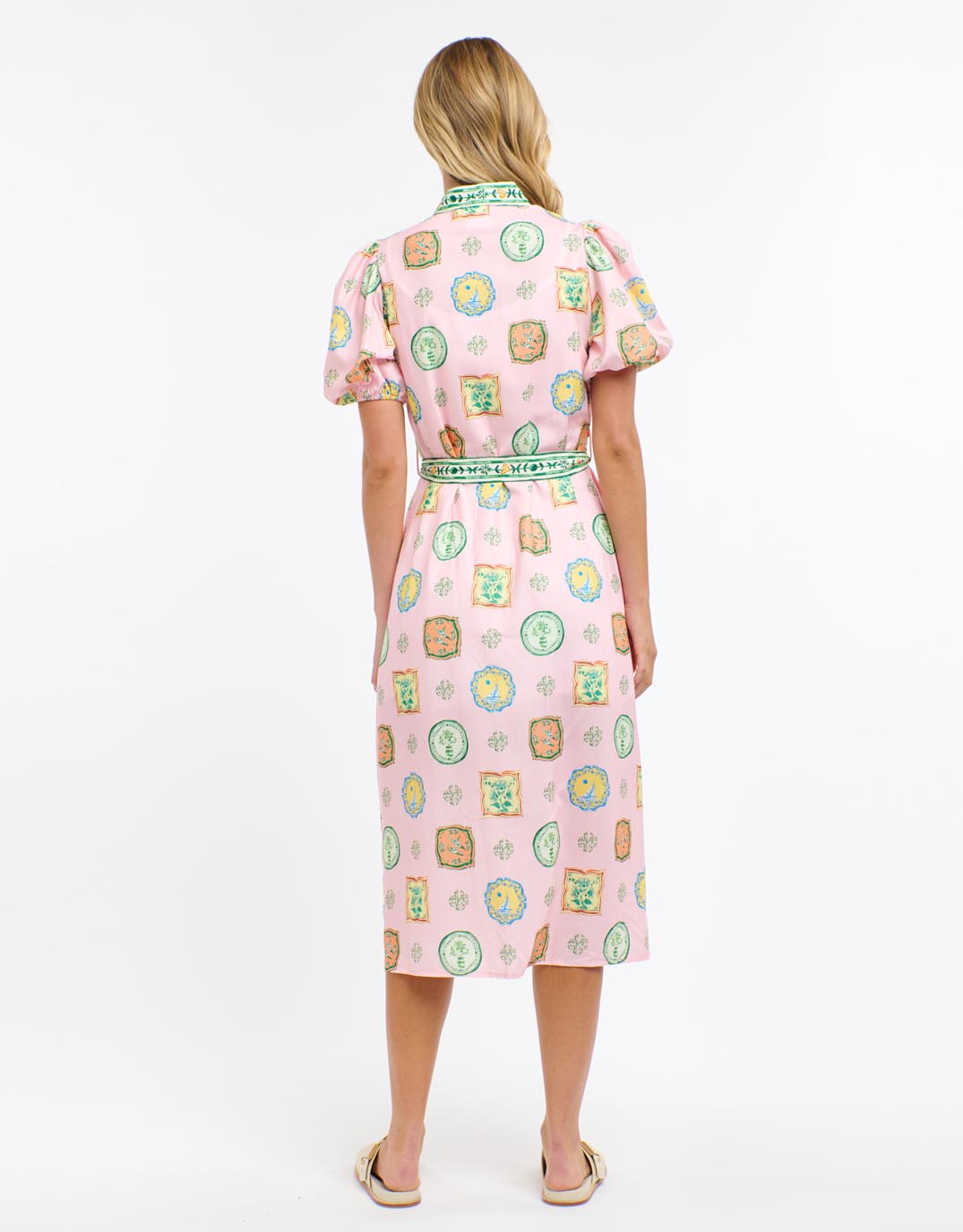 365-days-bellezza-dress-pink-print-womens-clothing