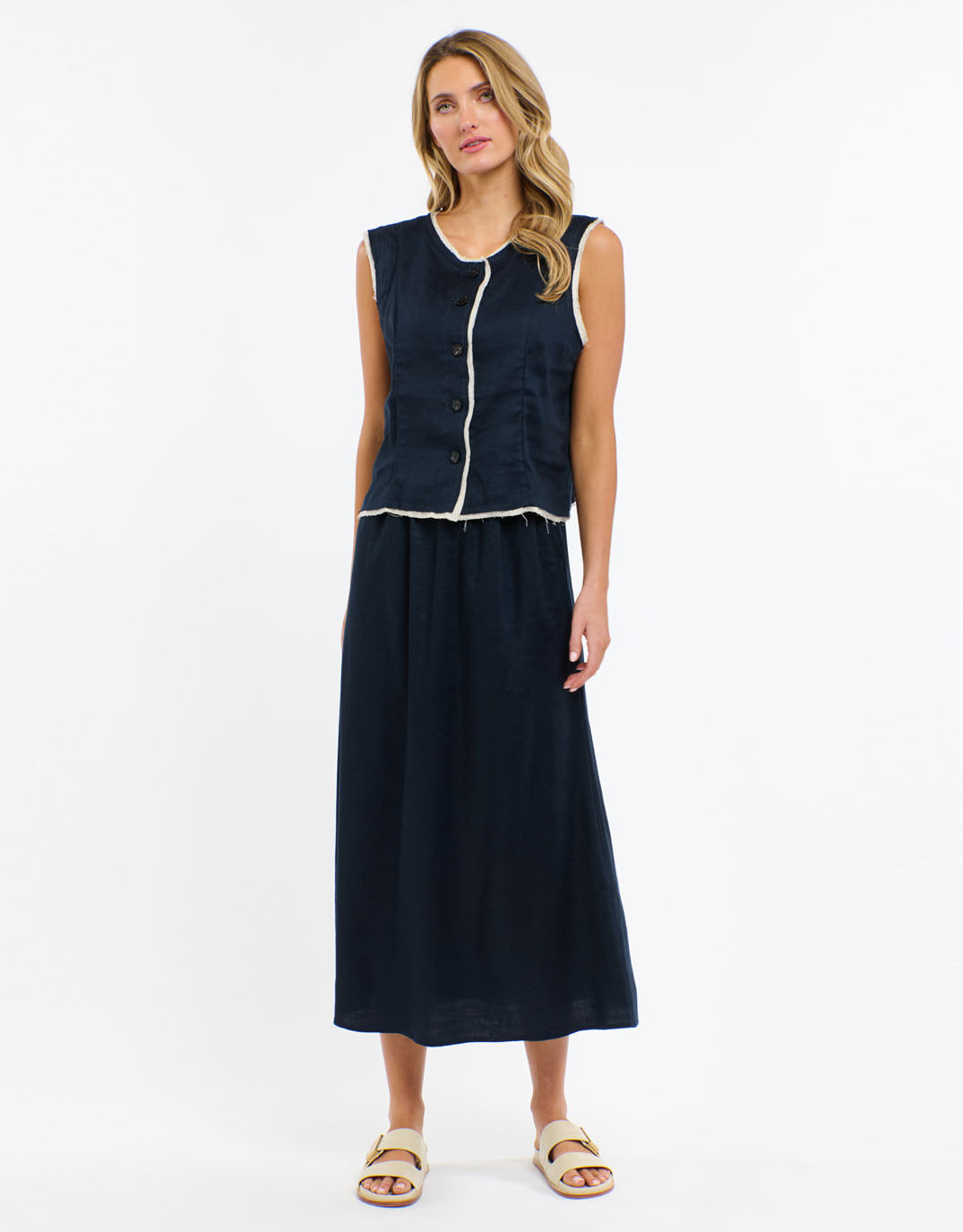 365-days-maison-skirt-navy-womens-clothing