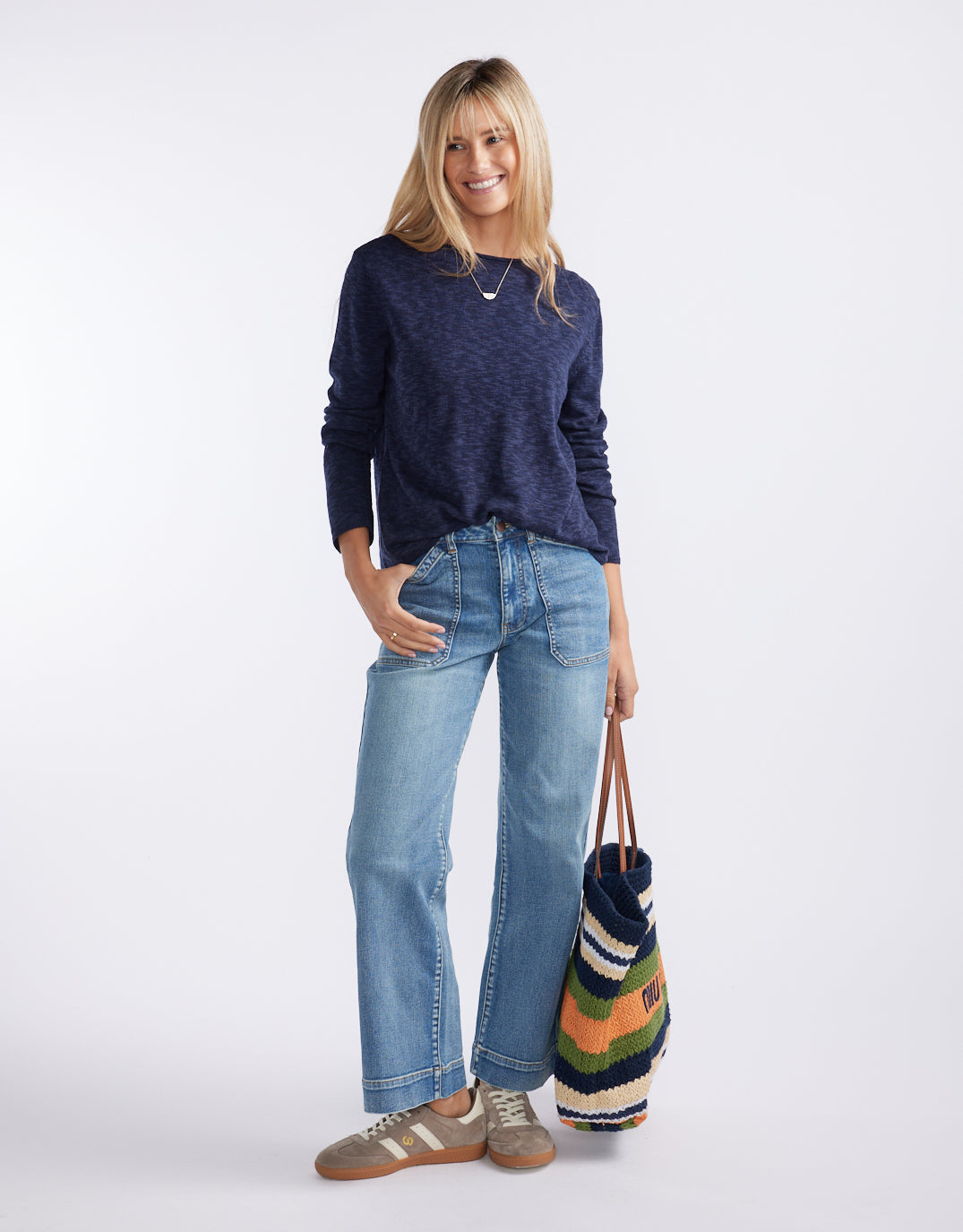 Harper Sweater - Navy