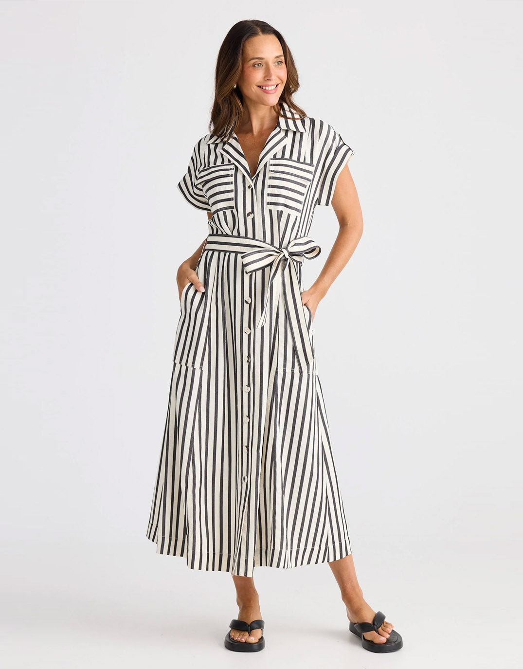 brave-true-portia-dress-black-stripe-womens-clothing