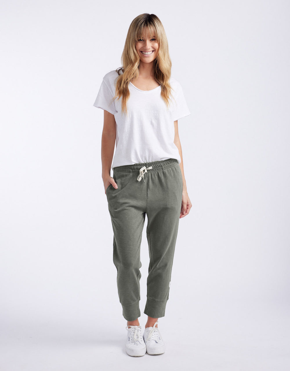 3/4 Brunch Pants - Khaki