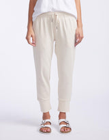 Elm - 3/4 Brunch Pants - Natural - White & Co Living Pants