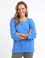 elm-annie-3-4-sleeve-tee-cerulean-blue-womens-clothing