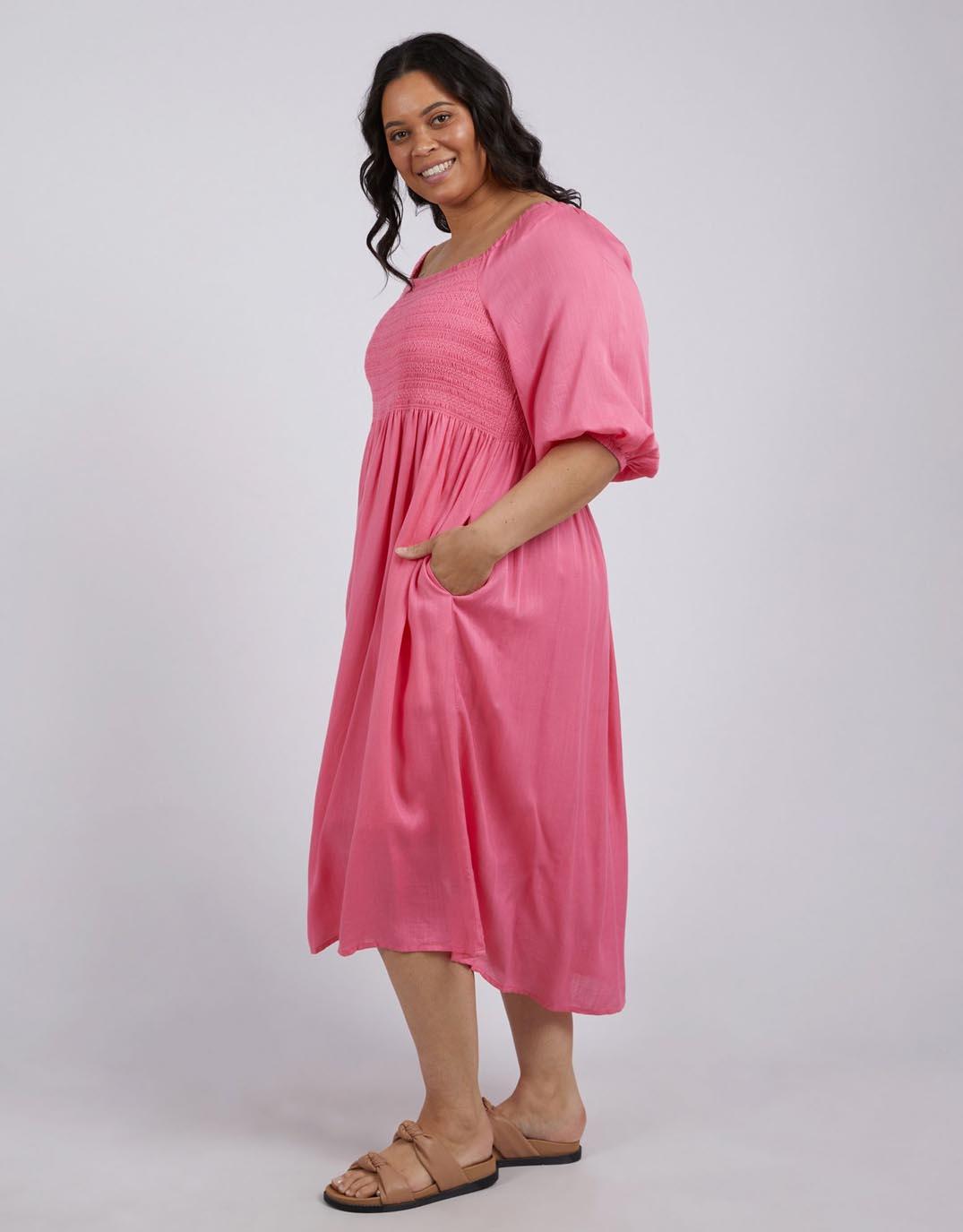 Elm - Dusk Midi Dress - Pink Lemonade - paulaglazebrook Dresses