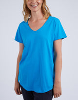 elm-fundamental-vee-tee-ibiza-blue-womens-clothing