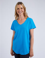 elm-fundamental-vee-tee-ibiza-blue-womens-clothing