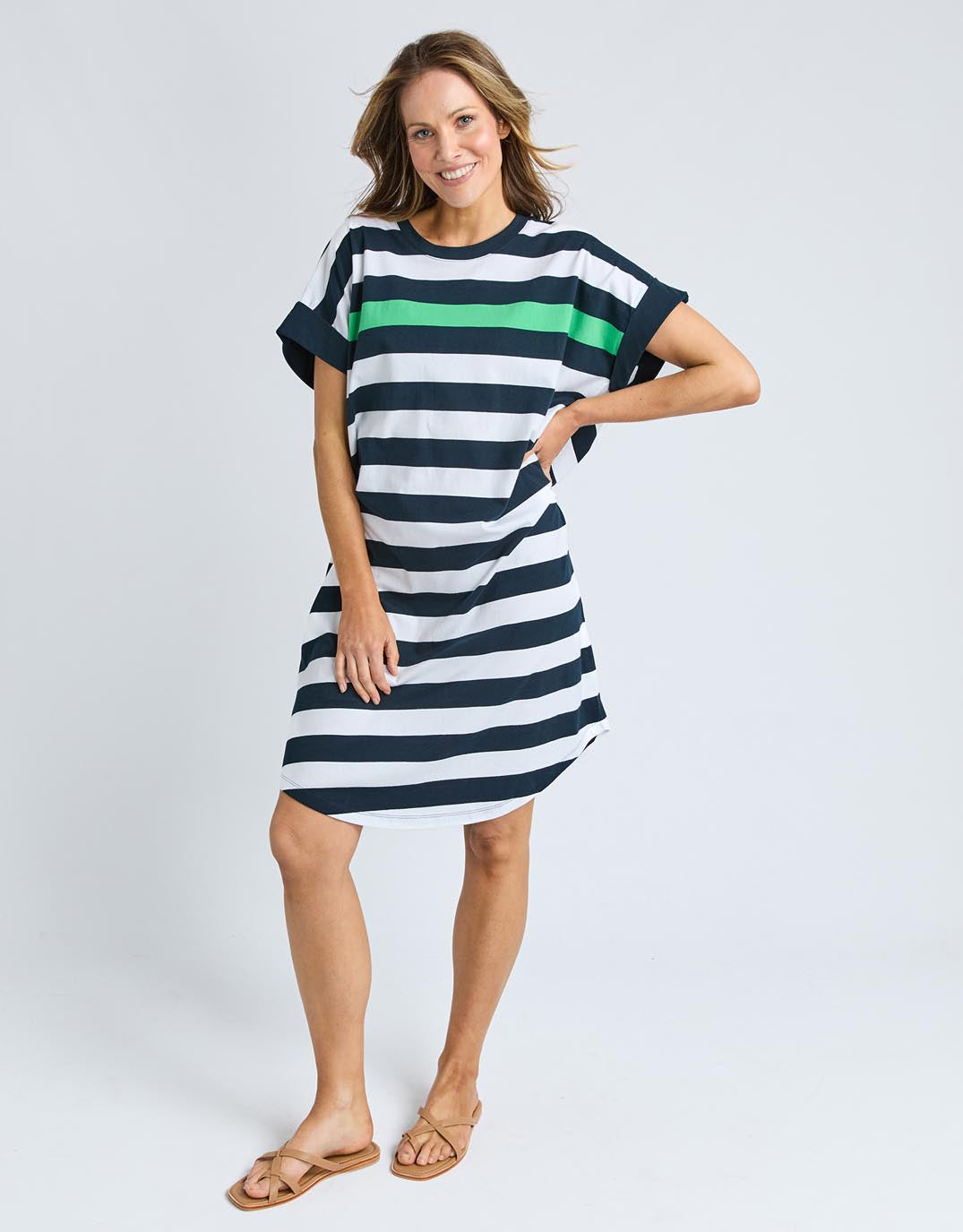 elm-mckinley-dress-navy-white-stripe-womens-clothing