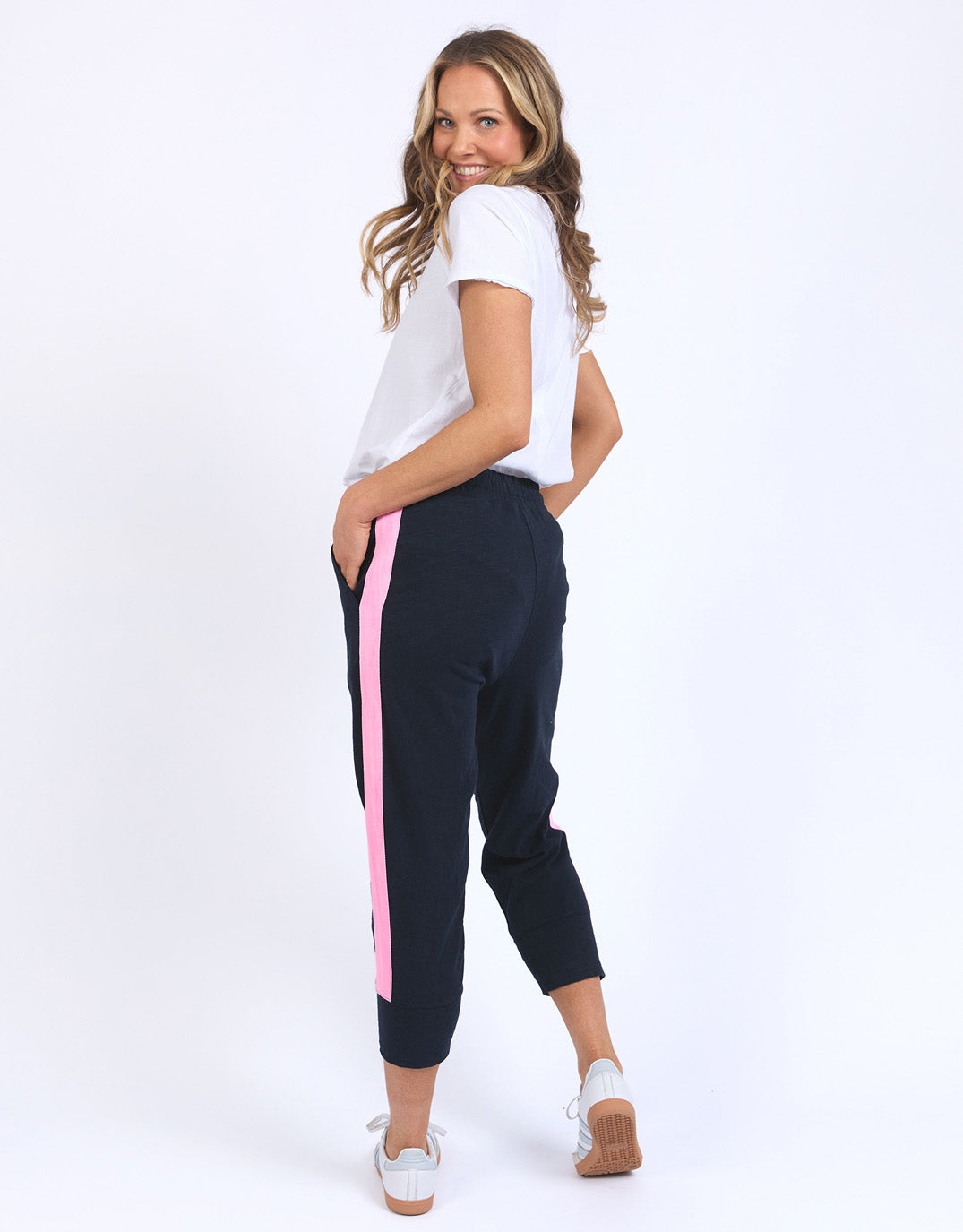 elm-neon-side-tape-3-4-brunch-pants-navy-neon-pink-womens-clothing