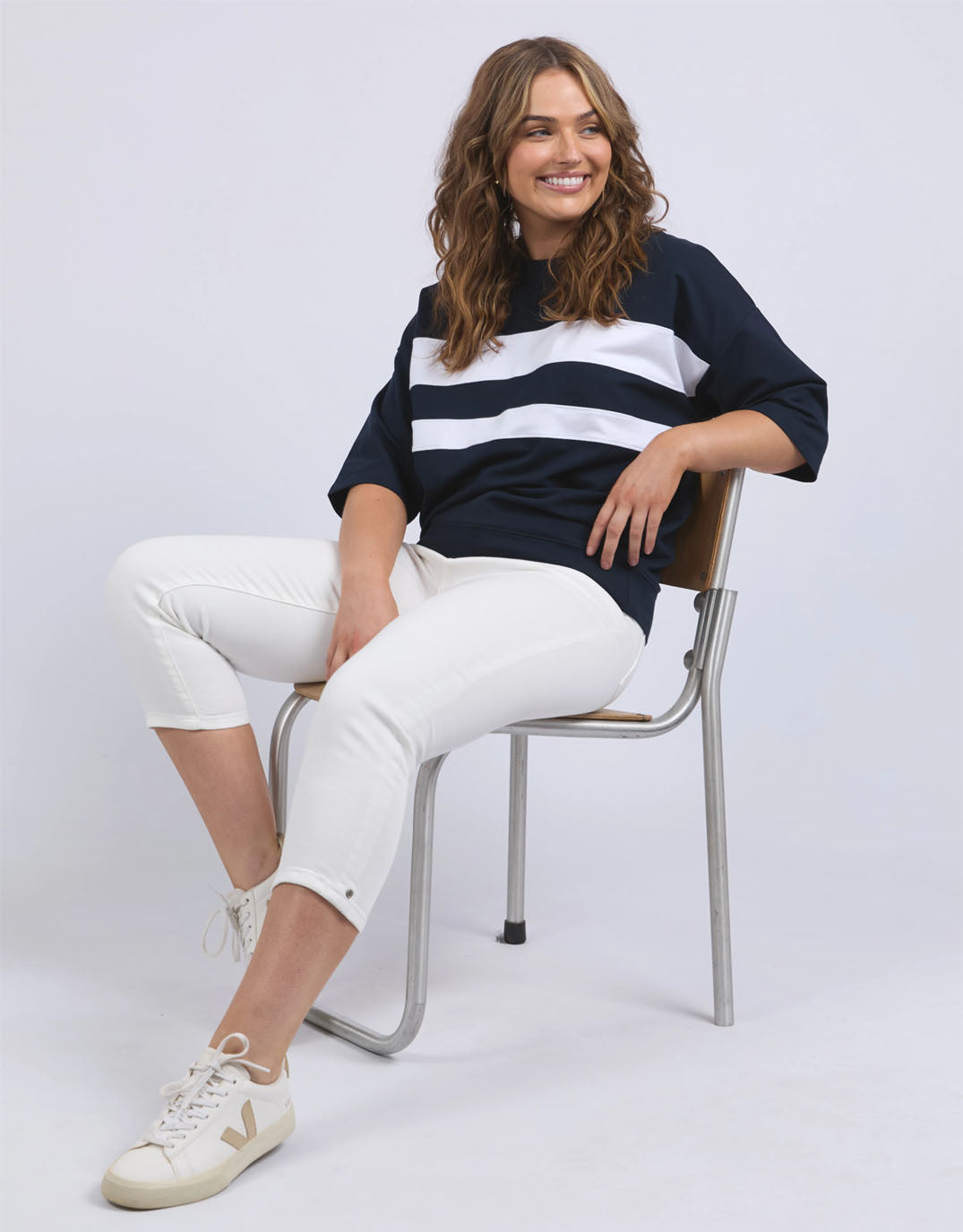 elm-nico-sweat-navy-with-white-panels-womens-clothing