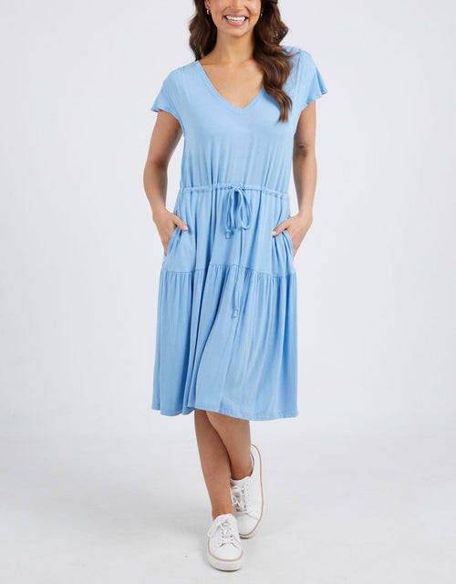 Elm - Priya Dress - Azure Blue - paulaglazebrook Dresses