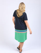 elm-rhea-tee-dress-navy-green-colour-block-womens-clothing