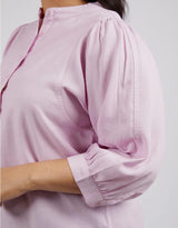Elm - Rowan Shirt - Powder Pink - paulaglazebrook Tops
