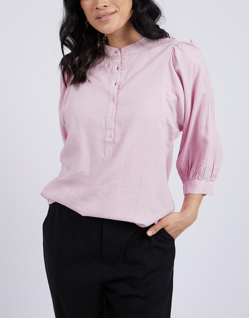 Elm - Rowan Shirt - Powder Pink - paulaglazebrook Tops