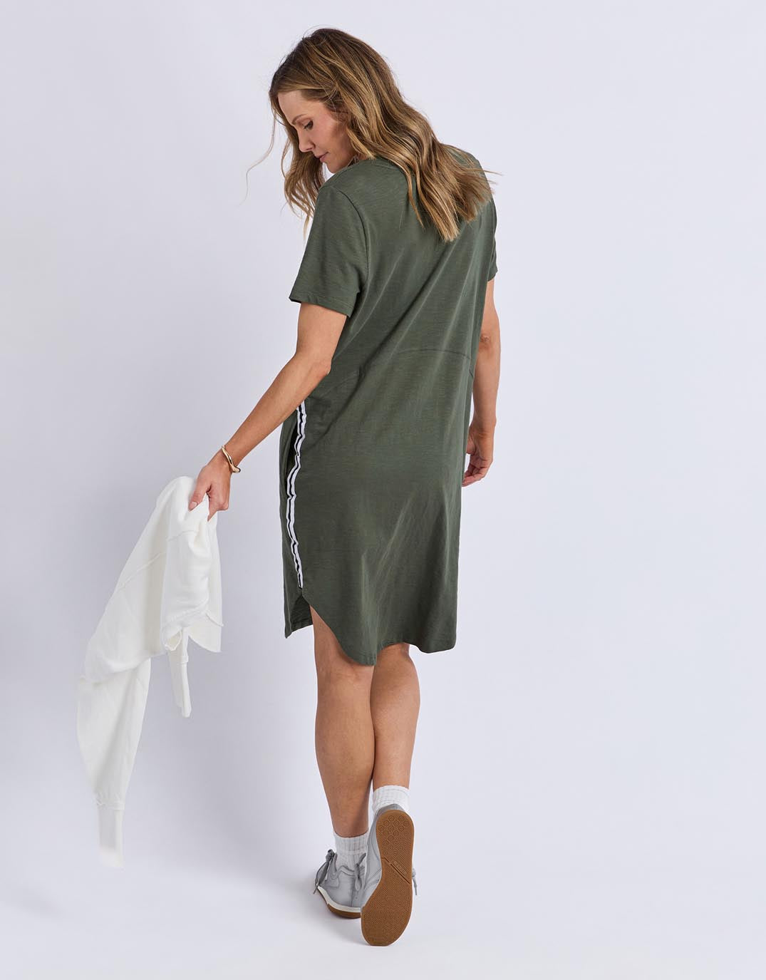 foxwood-bay-tape-dress-khaki-womens-clothing