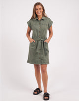 foxwood-heidi-dress-khaki-womens-clothing