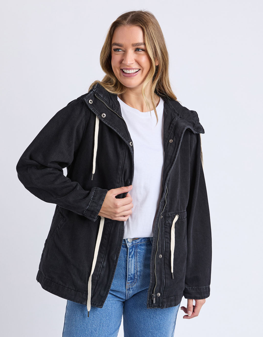 Kingston Anorak - Washed Black