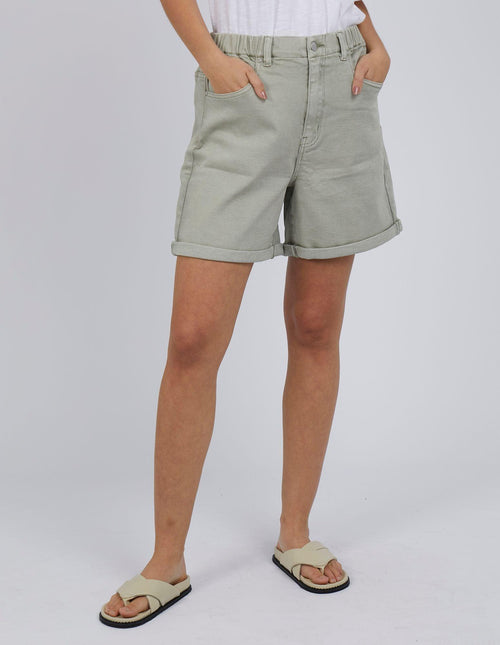 Foxwood - Kinsey Short - Sage - paulaglazebrook Shorts