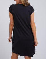 Foxwood - Manly Vee Dress - Black - paulaglazebrook Dresses