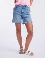 Foxwood - Millie Short - Vintage Blue - White & Co Living Shorts