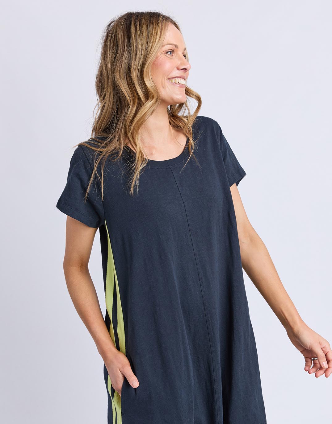 foxwood-recovery-dress-navy-neon-lemon-womens-clothing