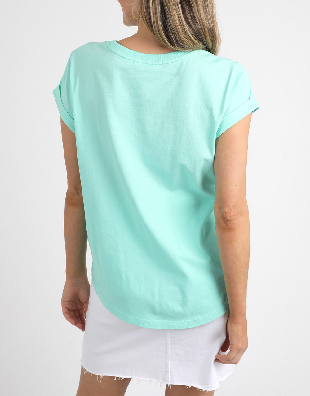 foxwood-signature-tee-neon-mint-womens-clothing