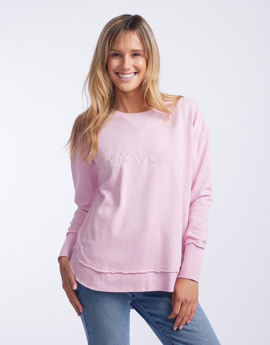 Foxwood - Simplified Crew - Blossom - White & Co Living Jumpers