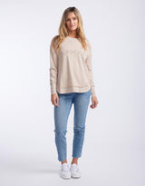 Foxwood - Simplified Crew - Oatmeal - paulaglazebrook Jumpers