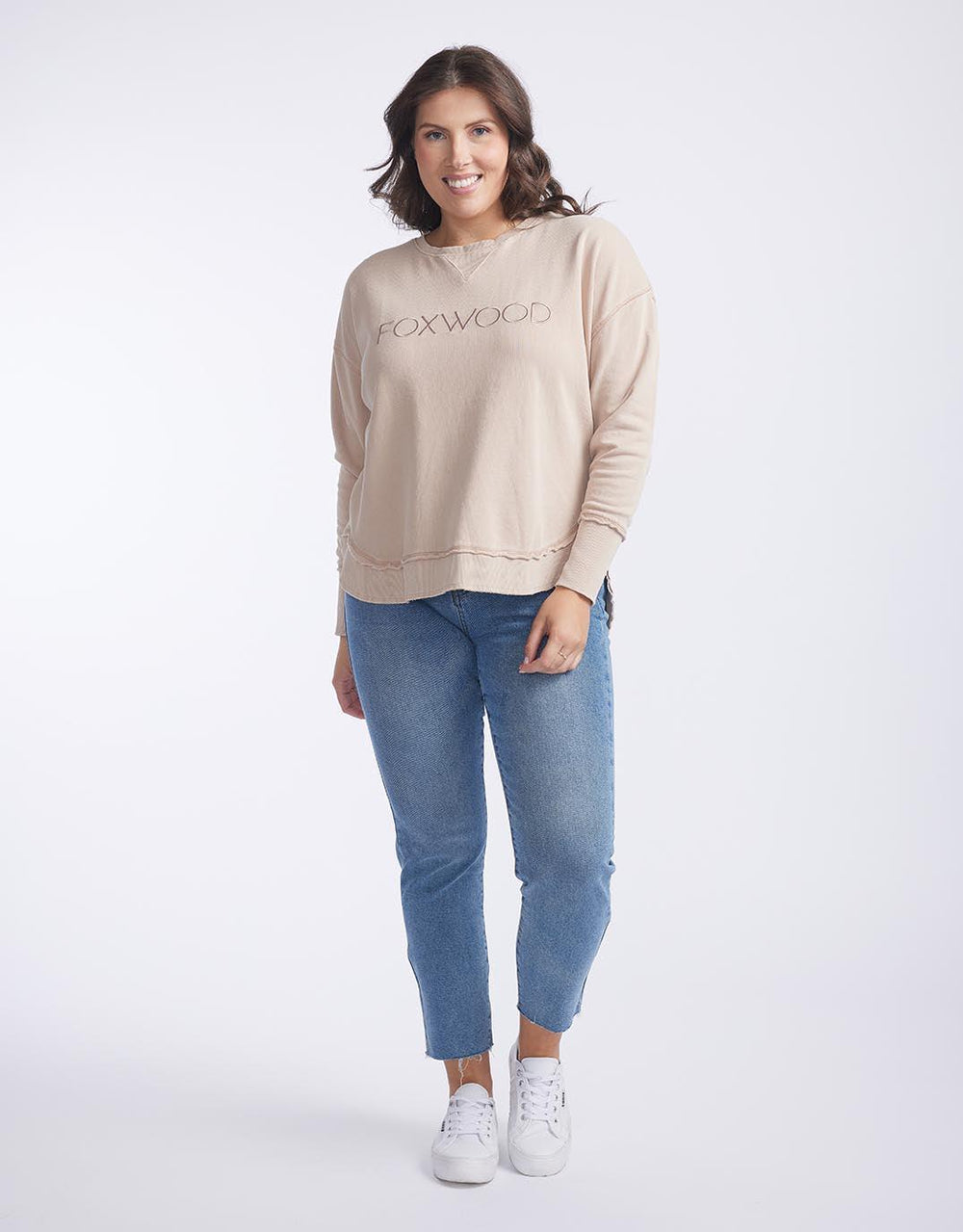 Foxwood - Simplified Crew - Oatmeal - paulaglazebrook Jumpers