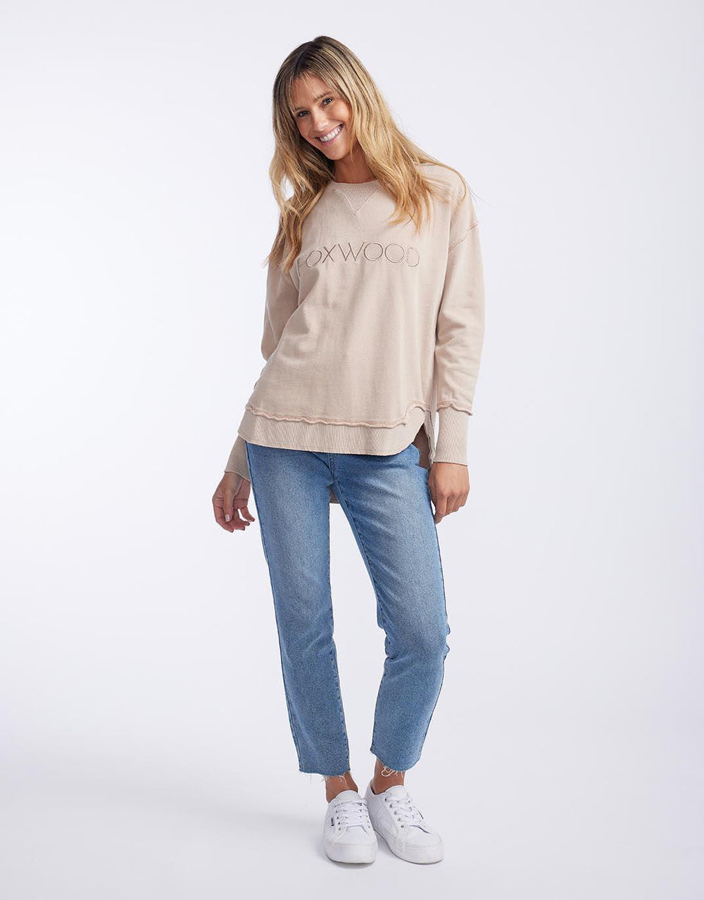 Foxwood - Simplified Crew - Oatmeal - paulaglazebrook Jumpers