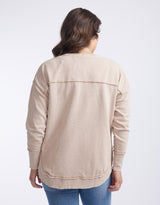 Foxwood - Simplified Crew - Oatmeal - paulaglazebrook Jumpers