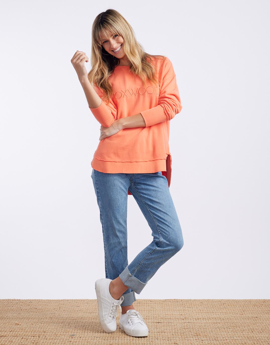 foxwood-simplified-crew-peach-womens-clothing