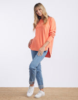 foxwood-simplified-crew-peach-womens-clothing