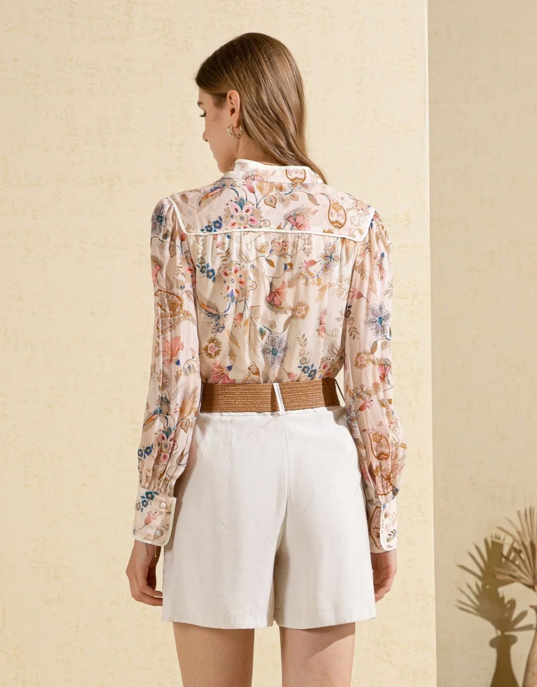 gds-alexandra-top-beige-print-womens-clothing