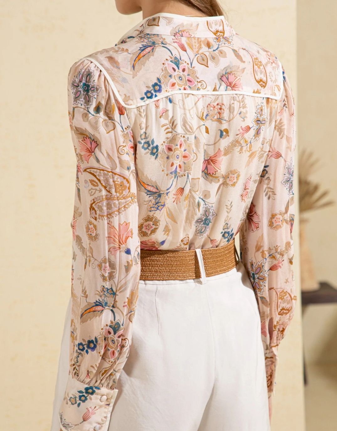 gds-alexandra-top-beige-print-womens-clothing