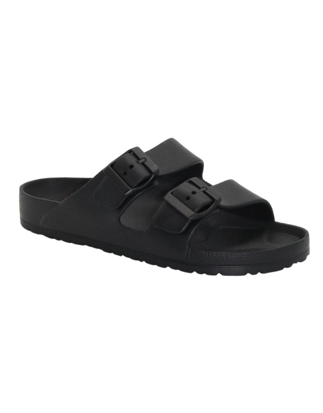 Human Shoes - Ripe Slide - Black - paulaglazebrook Shoes