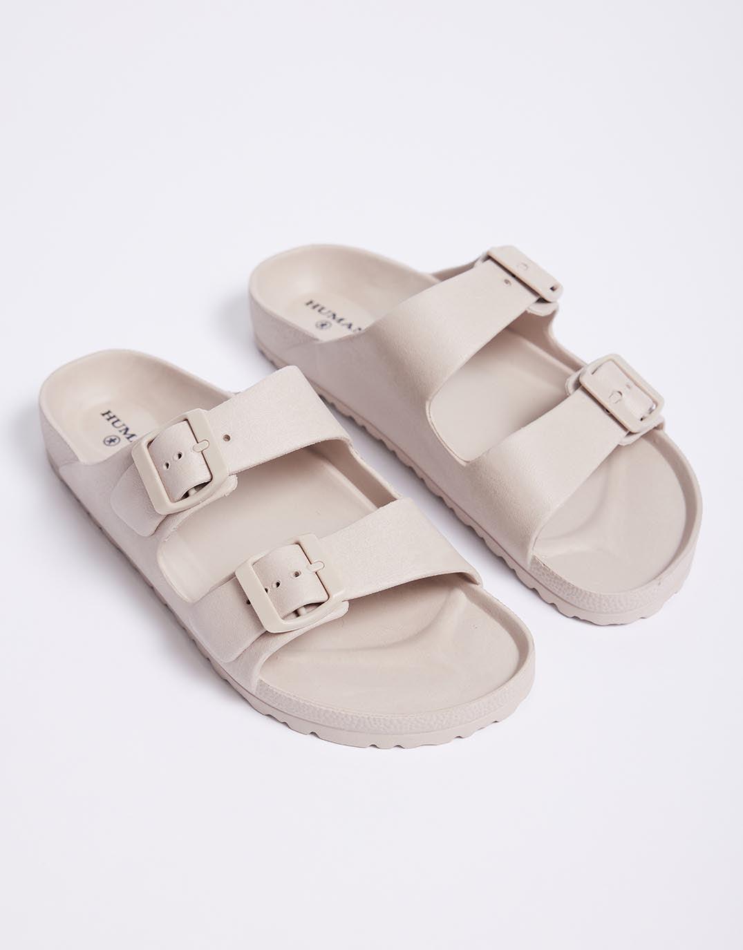 Human Shoes - Ripe Slide - Grey - paulaglazebrook Shoes