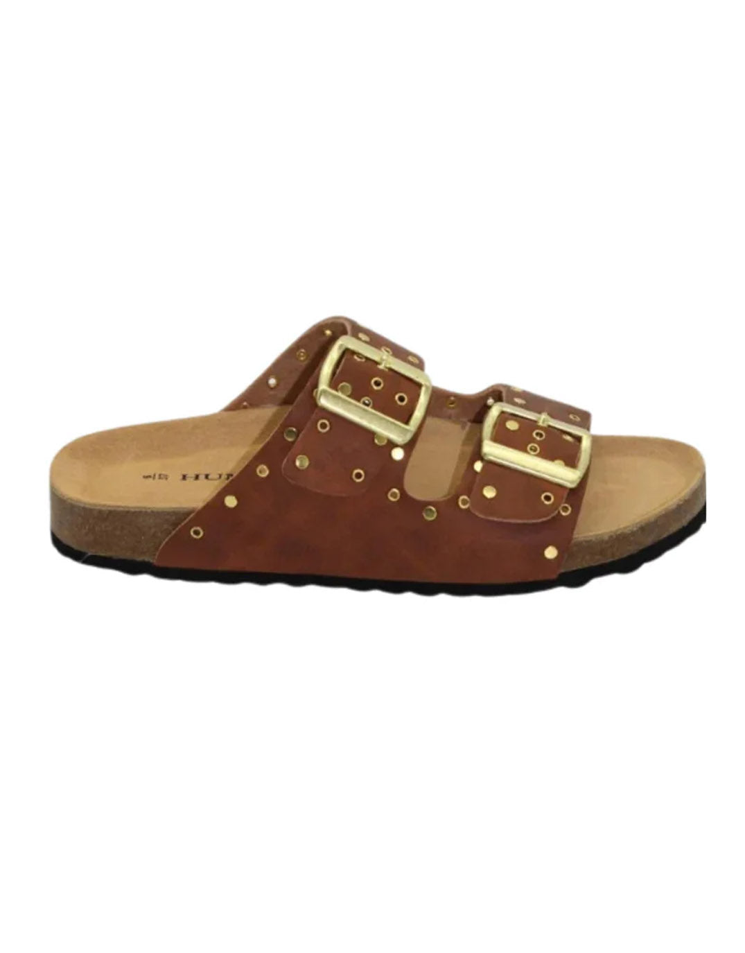 Stomp Studded Sandals - Tan
