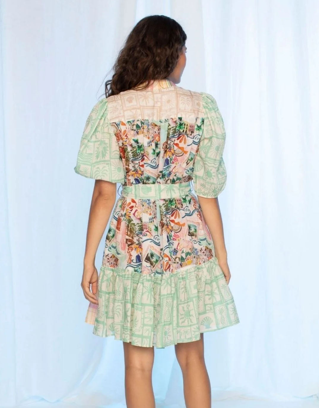 kachel-jill-mini-dress-multi-womens-clothing