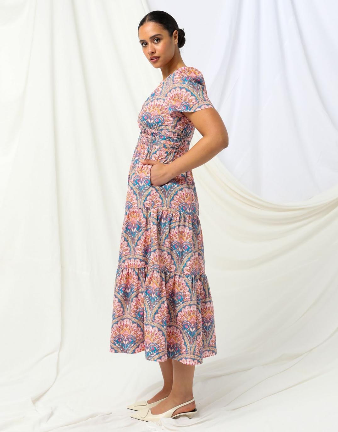 kachel-megan-dress-multi-womens-clothing