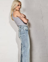Kireina - Freya Wide Leg Jeans - Sun Bleached - paulaglazebrook Jeans
