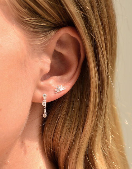 Linda Tahija Jewellery - Sunrise Stud Earrings - Gold - paulaglazebrook Accessories