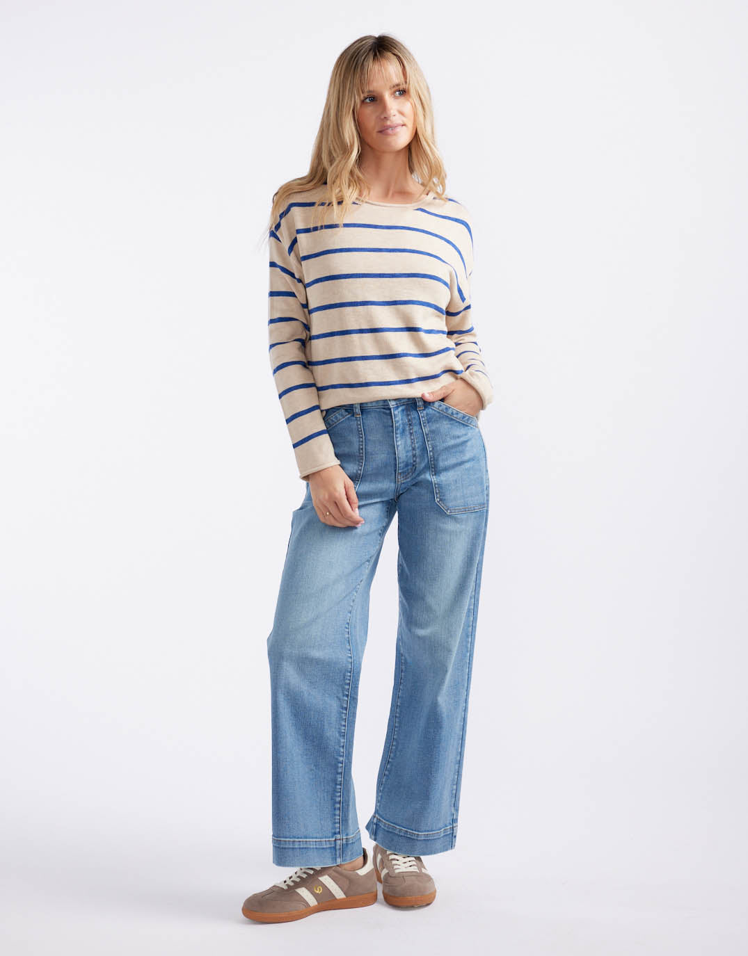 Parallel Suede Sneakers - Walnut Brown/Ivory