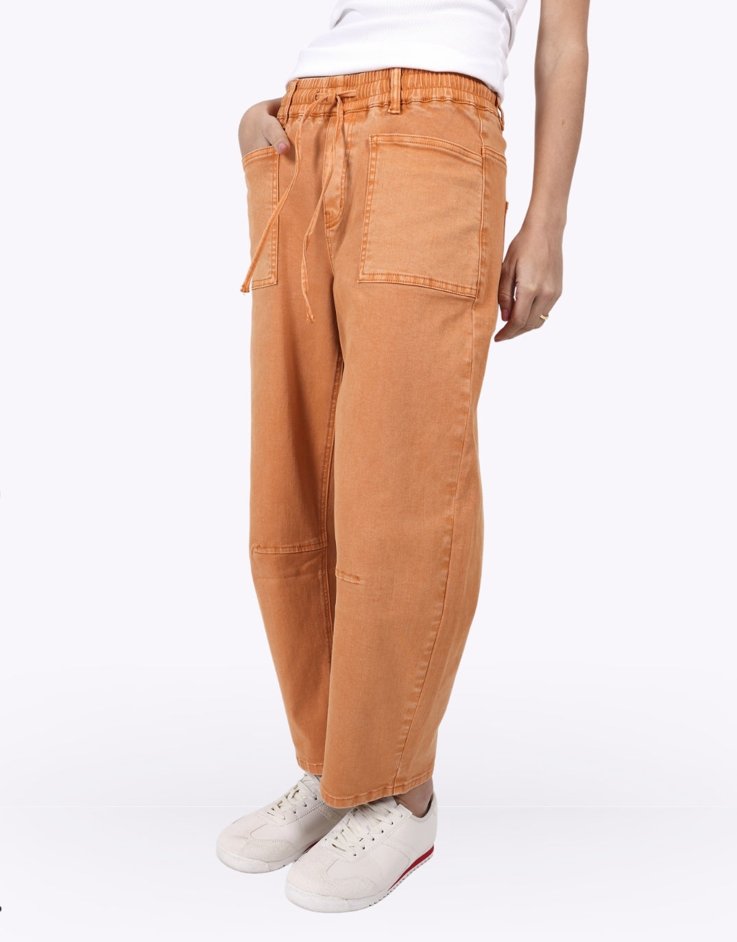 Leo Barrel Jeans - Ginger