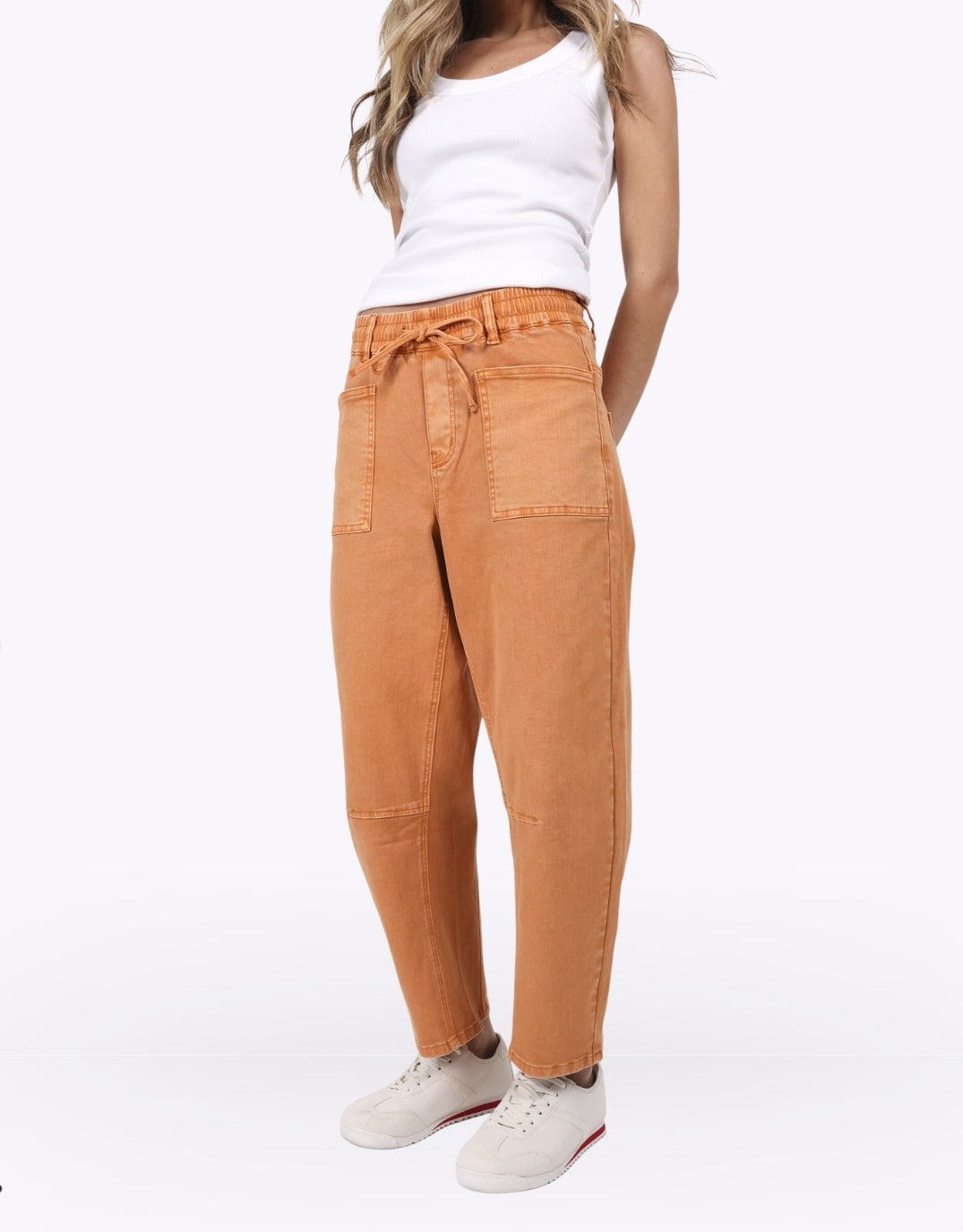 Leo Barrel Jeans - Ginger