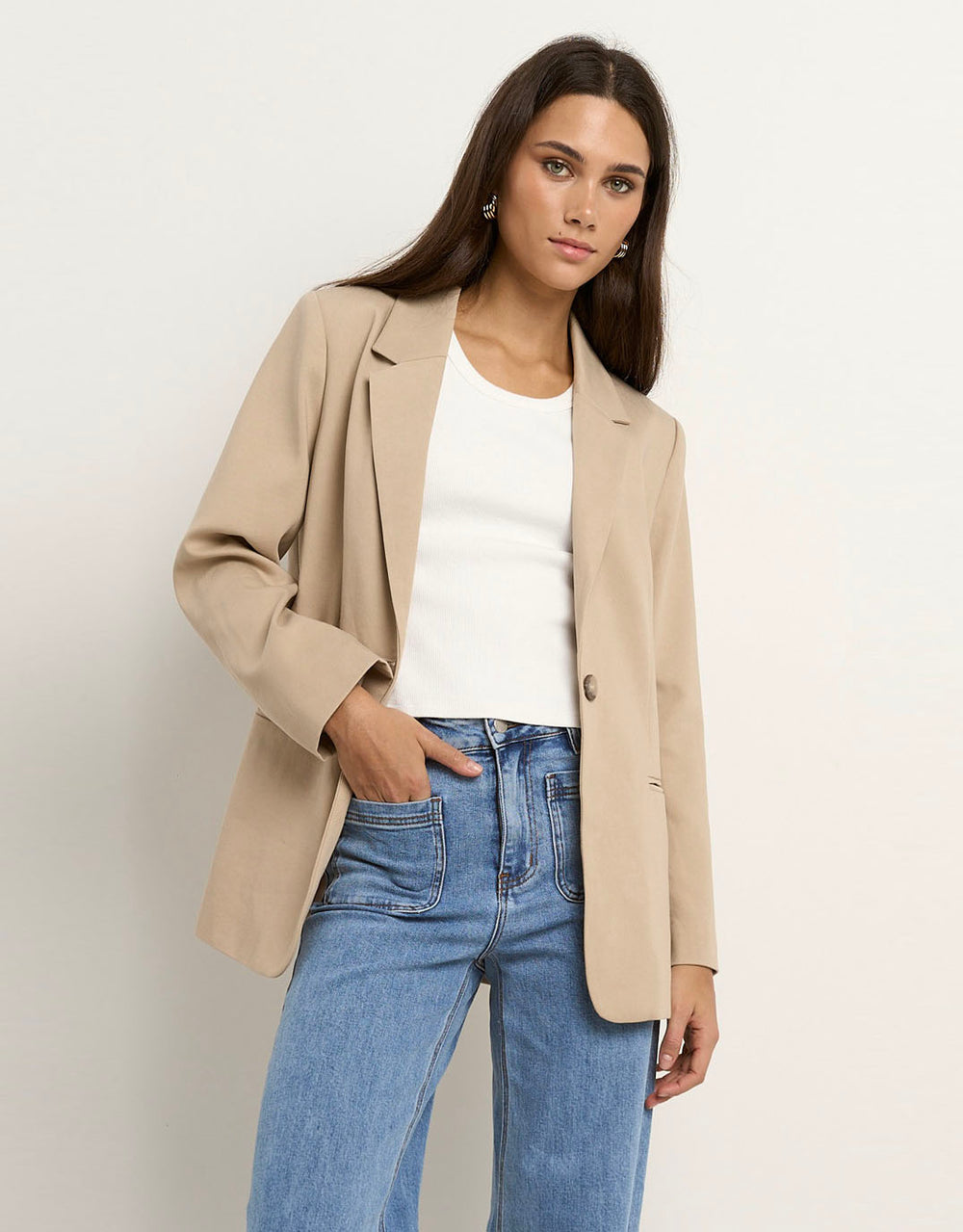 re-union-the-label-atlantic-lyocell-cotton-classic-blazer-taupe-womens-clothing