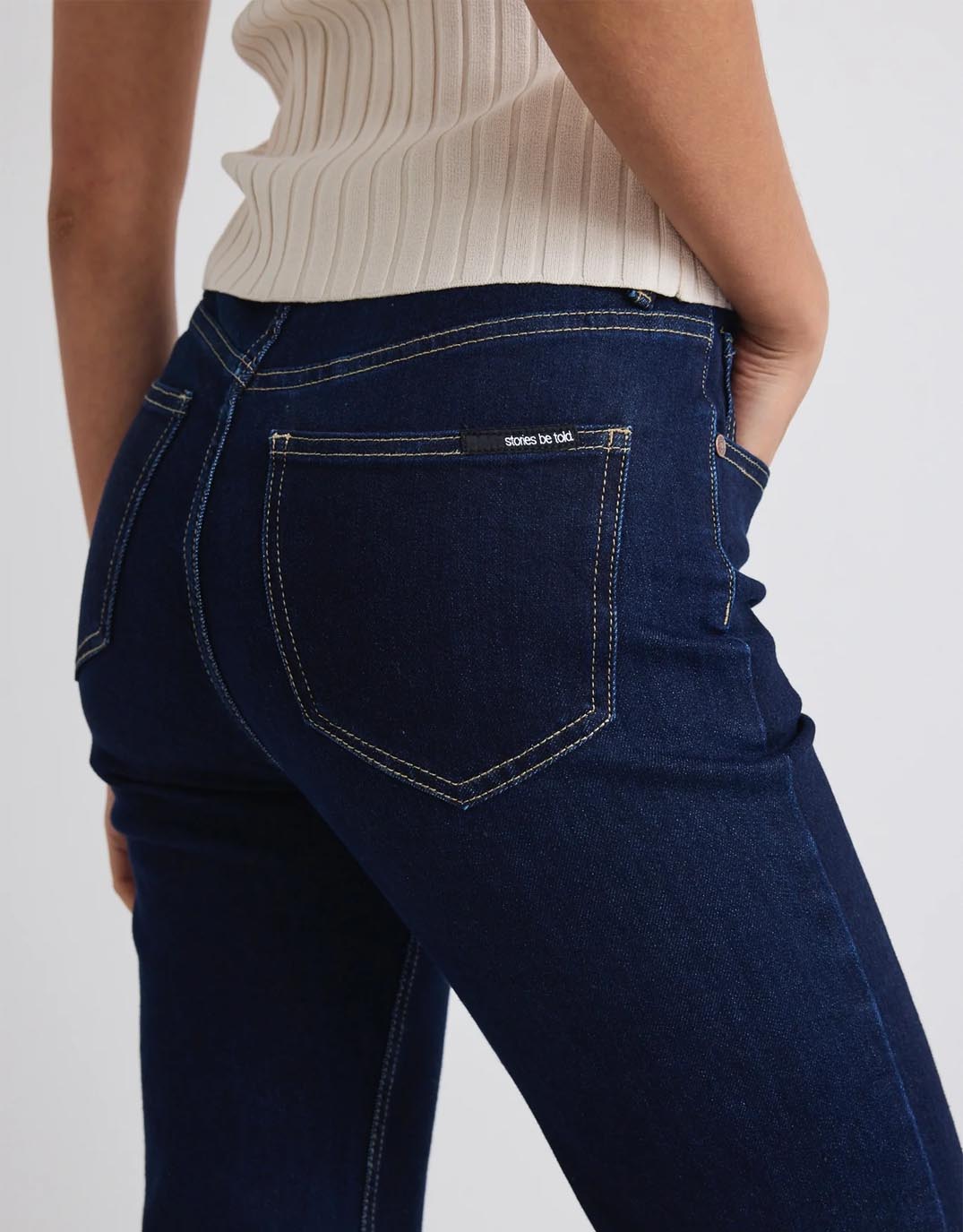 stories-be-told-farah-high-rise-soft-flare-jeans-indigo-womens-clothing