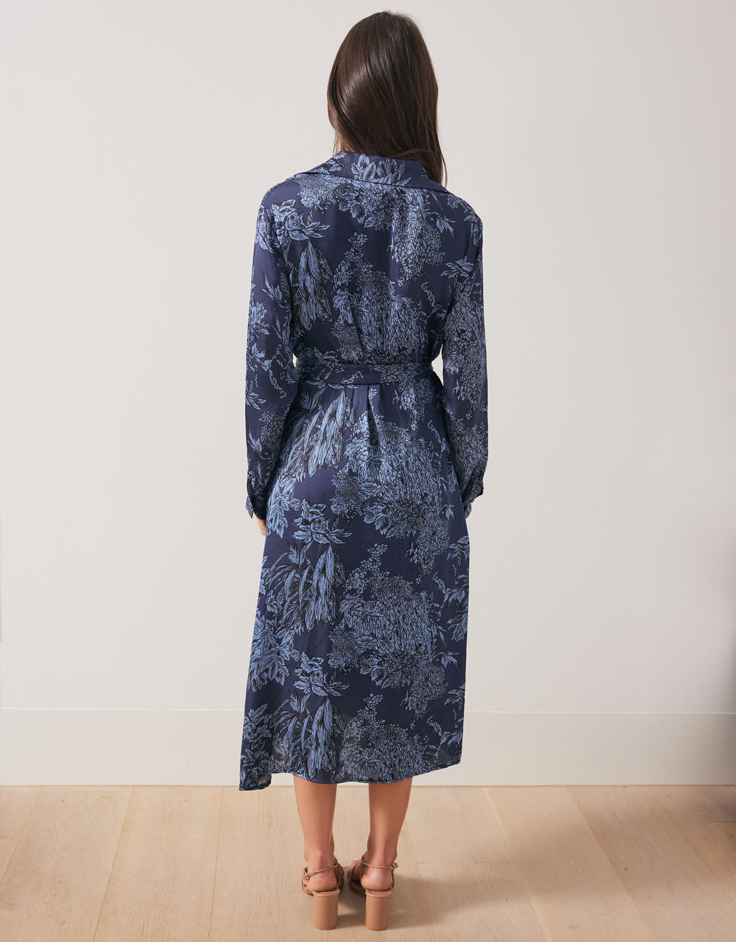 urban-luxury-botanic-print-midi-shirt-dress-navy-womens-clothing