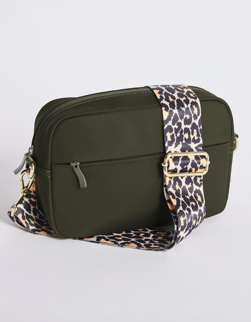 paulaglazebrook. - Off-Duty Crossbody Bag - Khaki/Tan Leopard - paulaglazebrook Accessories